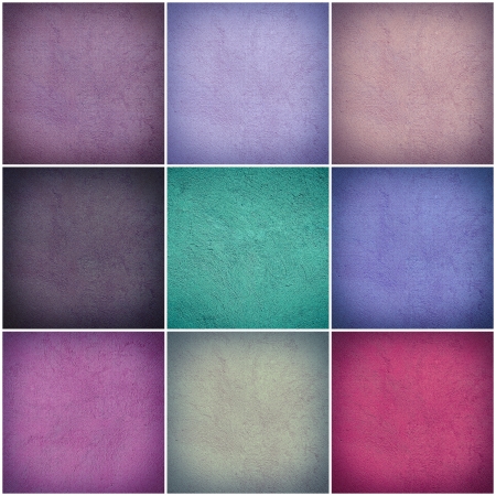 Set of different colorful wall collageの写真素材