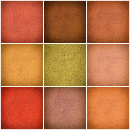 Set of different colorful wall collageの写真素材