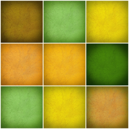 Set of different colorful wall collageの写真素材