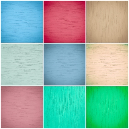 Set of different colorful wall collageの写真素材