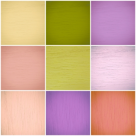 Set of different colorful wall collageの写真素材