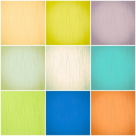 Set of different colorful wall collageの写真素材