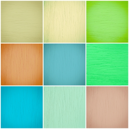 Set of different colorful wall collageの写真素材