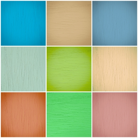 Set of different colorful wall collageの写真素材