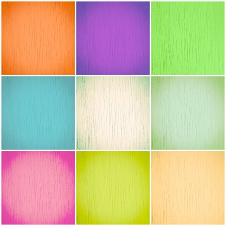 Set of different colorful wall collageの写真素材