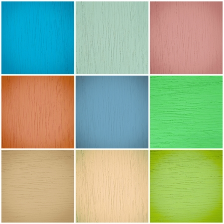 Set of different colorful wall collageの写真素材