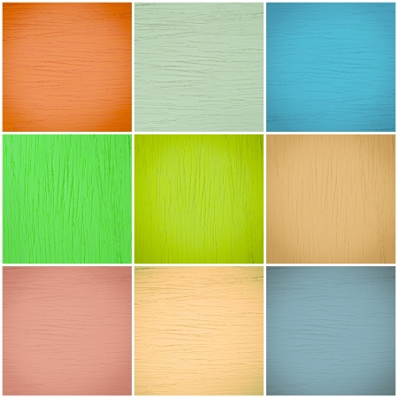 Set of different colorful wall collageの写真素材