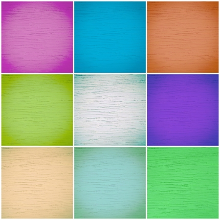 Set of different colorful wall collageの写真素材