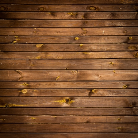 Brown painted wood wall - texture or backgroundの写真素材