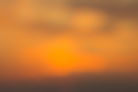Abstract bokeh blurred on colorful sunset backgroundの写真素材