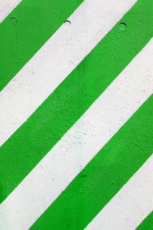 Green and white road markingの写真素材