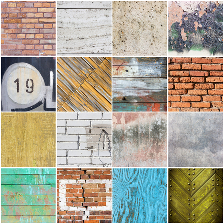 Big collection of texture backgroundsの写真素材