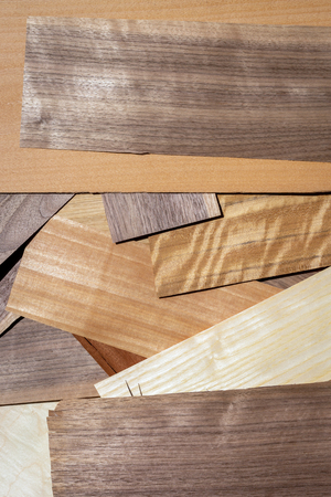 Wooden veneer to use as a background.の写真素材