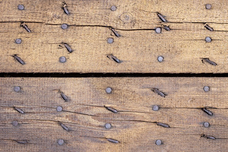 The old wood texture with natural patterns.の写真素材