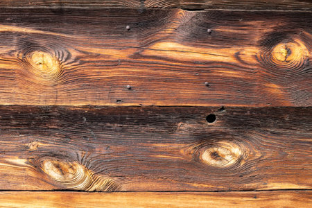 The old wood texture with natural patterns.の写真素材