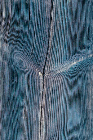 The old blue wood texture with natural patterns.の写真素材