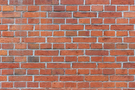 Background of old brick wall pattern textureの写真素材