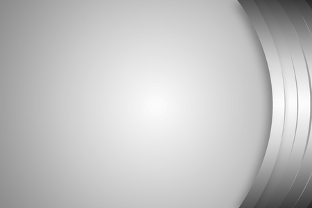 Grey metal design background with light reflectionの写真素材