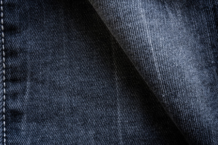 Black jeans close-up background