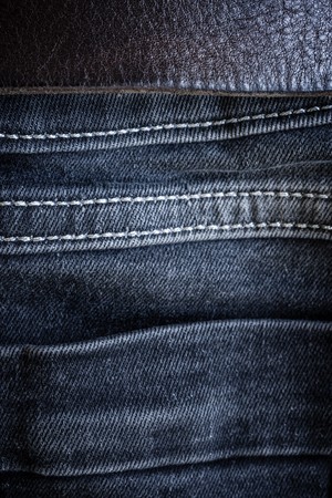 Vertical jeans close-up backgroundの写真素材