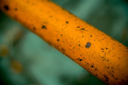 Industrial concept image of a yellow pipeの写真素材