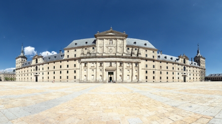 Royal Seat of San Lorenzo de El Escorial is a Palace located close to Madrid, Spain - Historical...