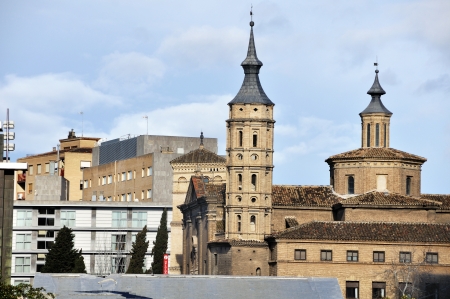Church of San Juan de los Panetes in Zaragoza, Spainの写真素材