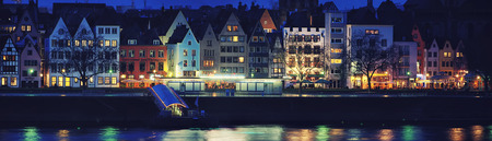 Cologne, Germany. Panoramic view of city center.のeditorial素材