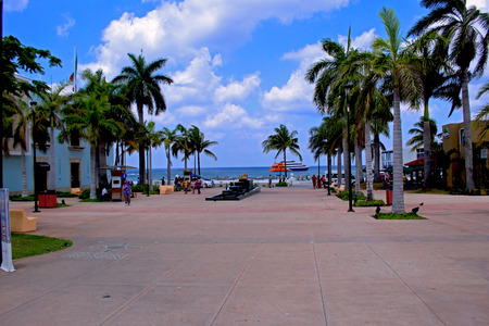 Walk to the beachの写真素材