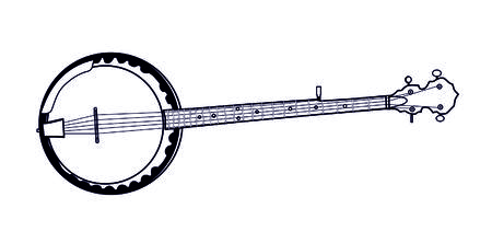 banjoのイラスト素材