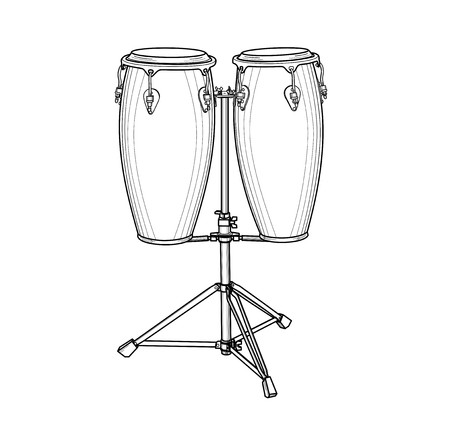 The congaのイラスト素材