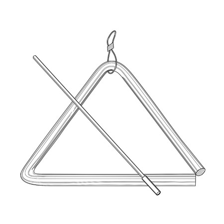 Triangle (musical instrument)のイラスト素材