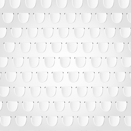 Black and white abstract background made out of metal looking tags のイラスト素材