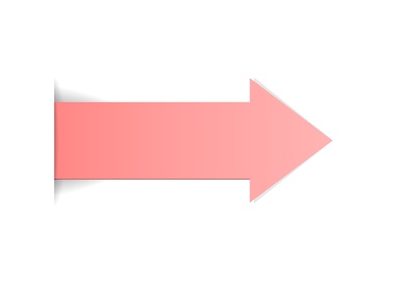 The pink arrow with hidden edge effect   The pink arrow   The arrowのイラスト素材