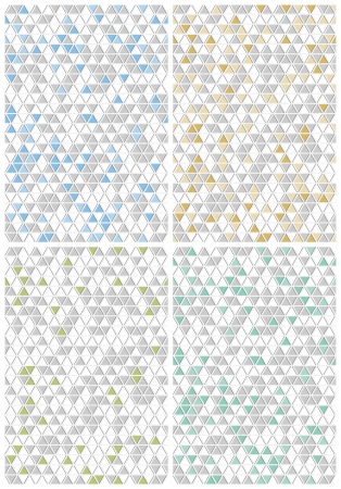 The abstract seamless triangle backgroundのイラスト素材