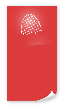 the template of Easter banner with stylish egg illustrationのイラスト素材