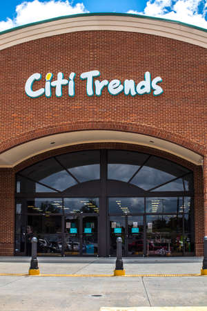 Gwinnett County, Ga / USA - 07 08 20: Citi Trends store front