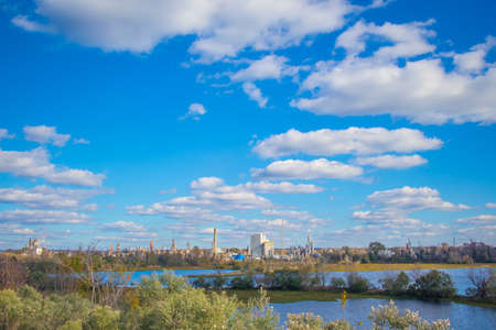 Industrial Plant and a swamp