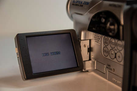 Augusta, Ga USA - 11 10 21: Vintage Hitachi 2002 DVD CAM