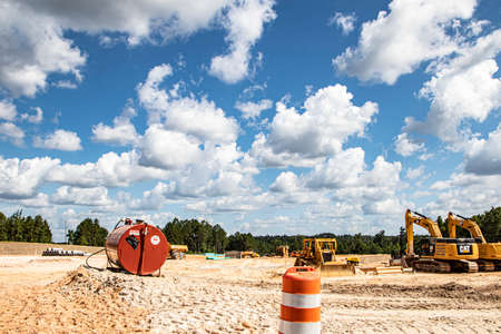 Augusta, Ga USA - 07 01 21: Construction siteのeditorial素材