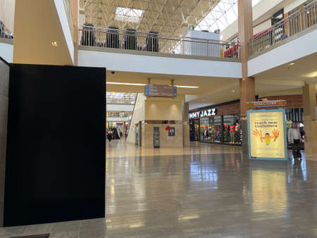 Augusta, Ga USA - 12 04 21: Augusta Mall retail interior