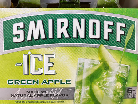 Martinez, Ga USA - 12 16 21: Alcohol isolated in a storeのeditorial素材