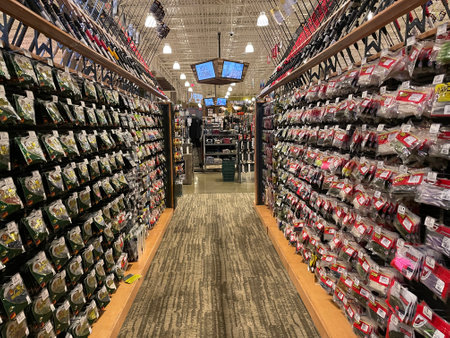 Augusta, Ga USA - 12 03 21: Cabelas retail store Cabela Parkwayのeditorial素材