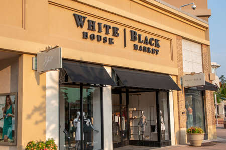 Augusta, Ga USA - 07 25 21: Augusta Mall retail exterior White House Black Market retail store...