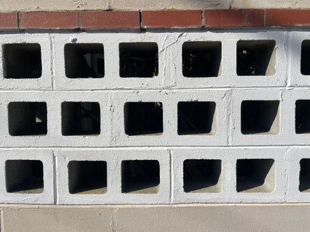 Cinder block concrete wall textured background