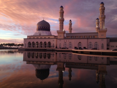 The City Mosque in Kota Kinabalu Malaysia.