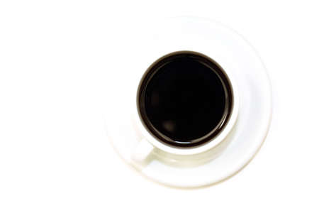 a white cup of coffeeの写真素材
