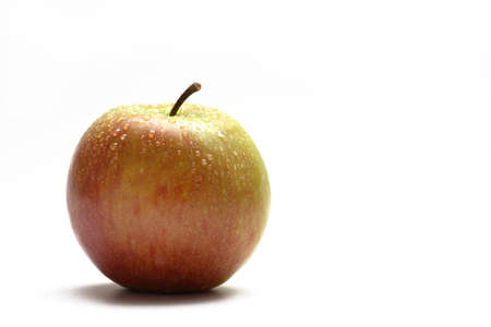 fresh apple with waterdrops