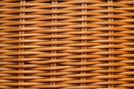 A brown basketwork as a nice backgroundの写真素材