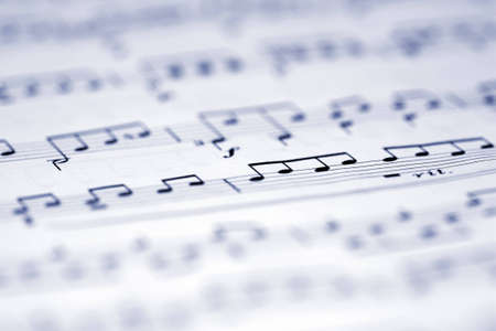 sheet of musicの写真素材